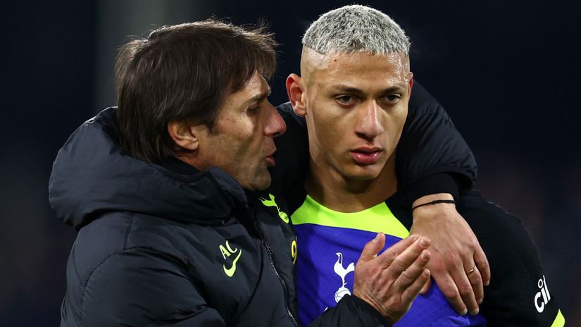 Antonio Conte and Richarlison (©Getty Images)