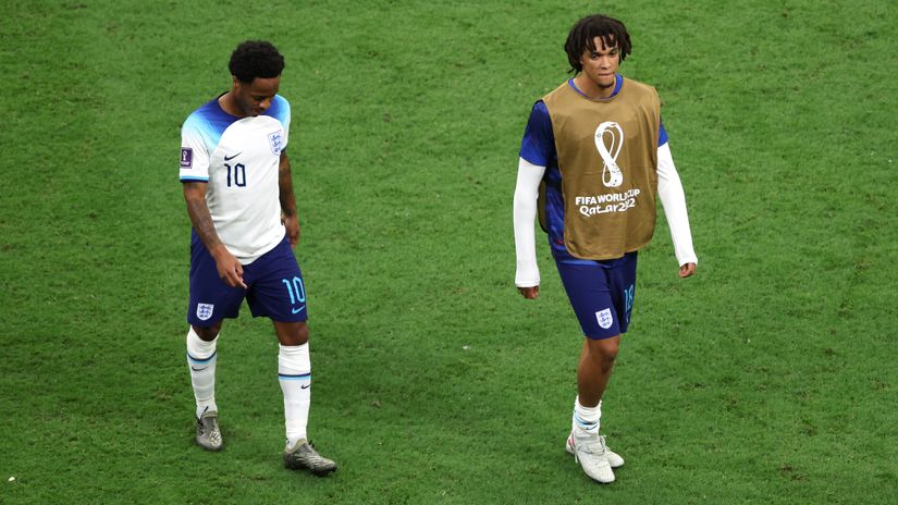 Raheem Sterling and Trent Alexander-Arnold (©Getty Images)