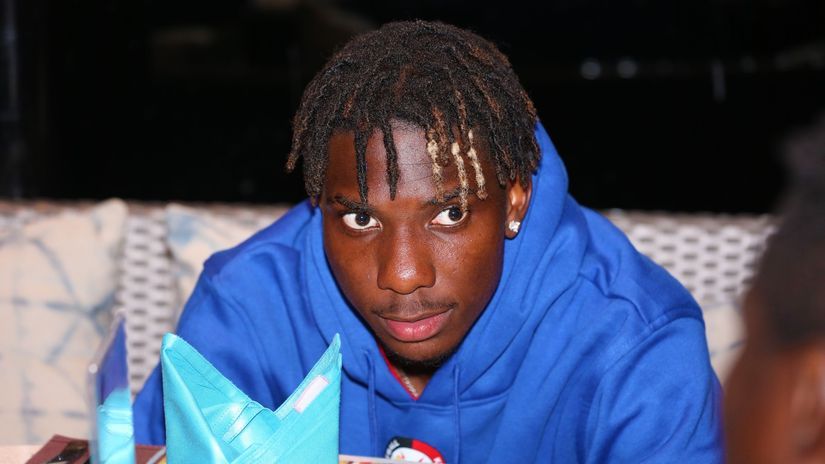 Wilkims Ochieng watches from the bench as Koper record first league win in 2023