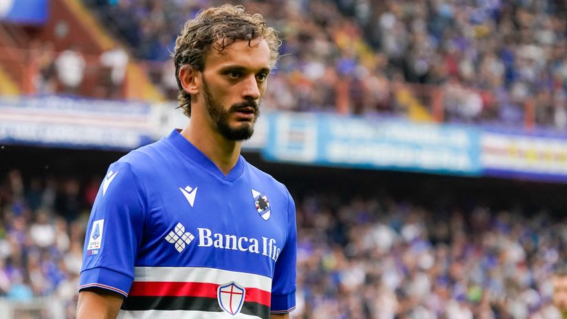 Manolo Gabbiadini scored twice against Hellas Verona (©AFP)
