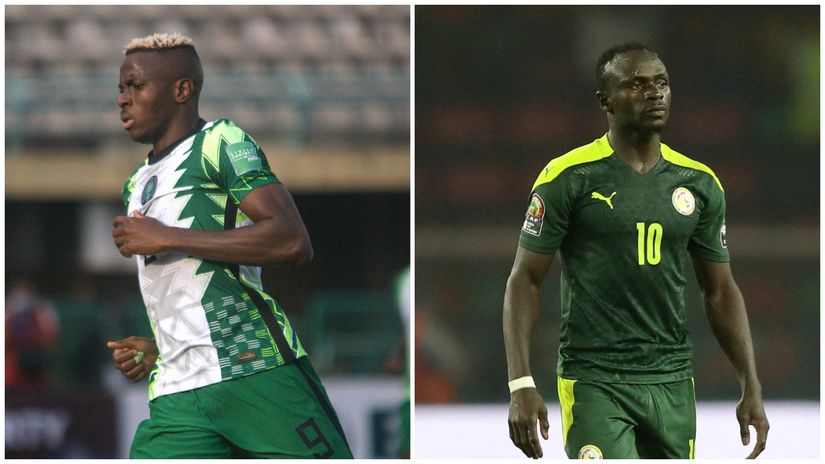 Osimhen & Mane (©Gallo Images)