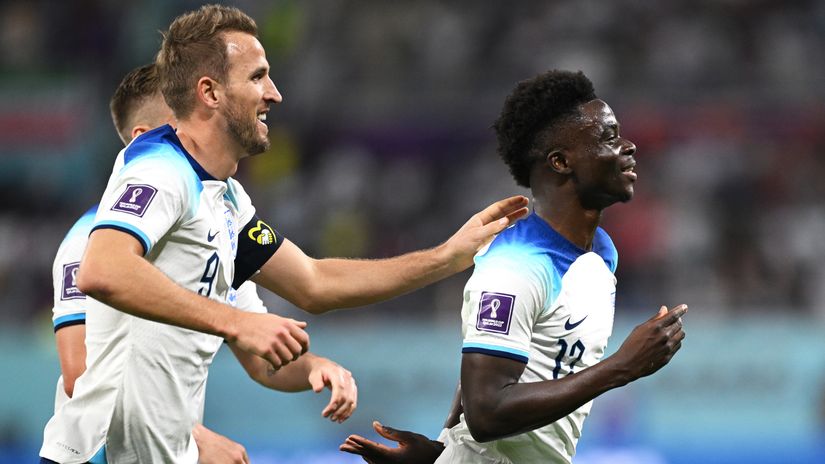 Harry Kane and Bukayo Saka (©Getty Images)