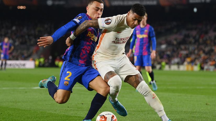 Sergino Dest during his Barca days (©David Ramos/Getty Images)