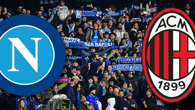 Napoli fans will be silent when they host Milan (©AFP)