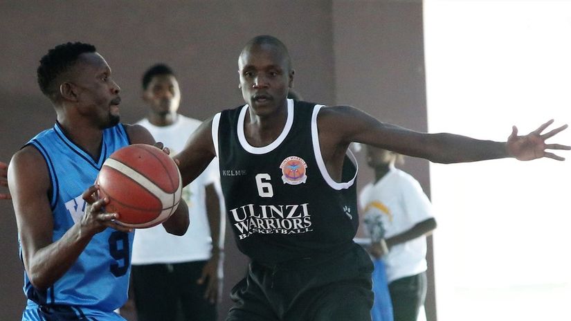 Stephan Simiyu defends against KPA's Victor Odendo © Ulinzi Warriors 