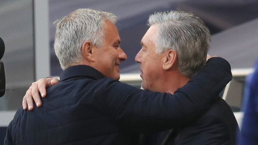 Mourinho & Ancelotti (©Gallo Images)