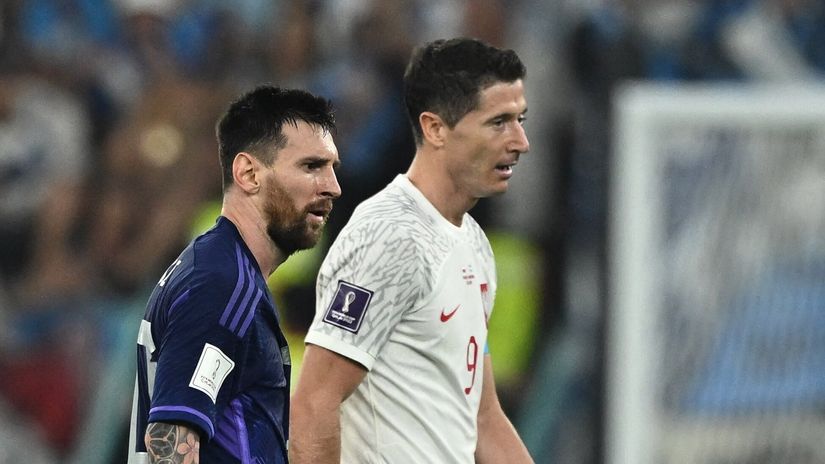 Messi & Lewandowski (©Gallo Images)