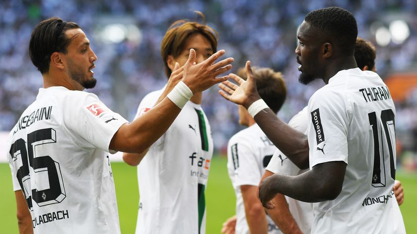 Ramy Bensebaini and Marcus Thuram are at the exit door in Monchengladbach (©Getty Images)