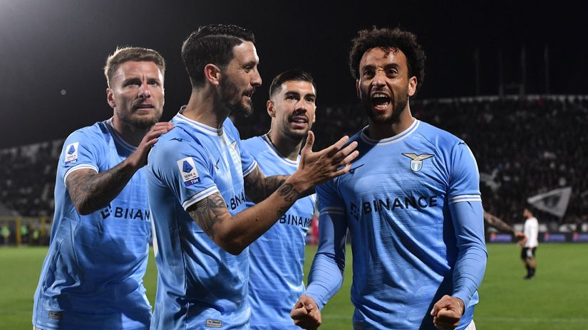 Laziali celebrating (©Gallo Images)