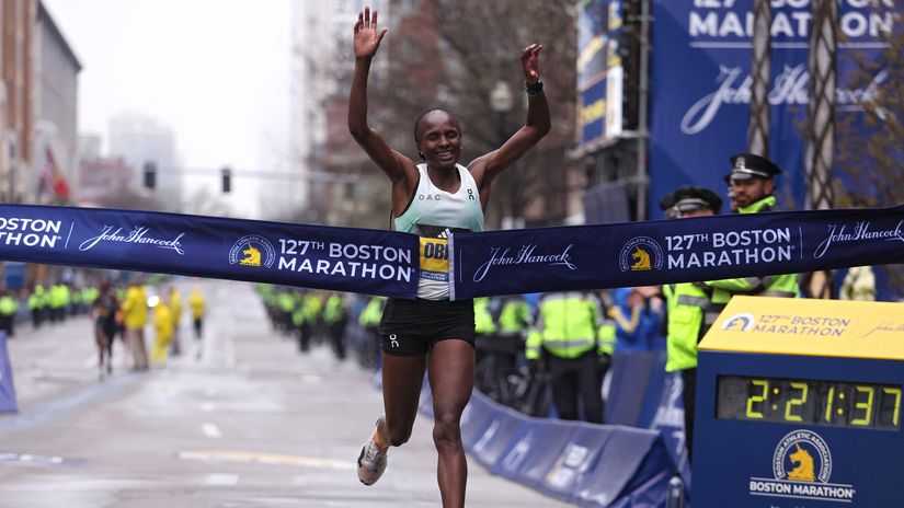 Hellen Obiri picks first ever marathon win as she conquers Boston