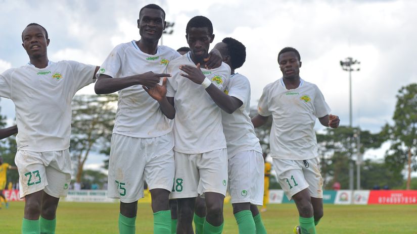 Kariobangi Sharks players celebrate after scoring © Mozzart Sport