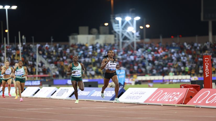 Faith Kipyegon steals the limelight at Doha Diamond League outing