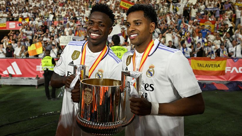 Vinicius and Rodrygo (©AFP)