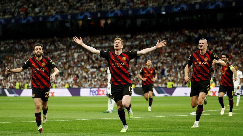 UCL: Thunderbolts from Vinicius and De Bruyne keep the uncertainty between Real and City