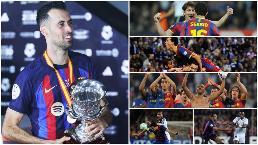 Fifteen years and 31 trophies later, Busquets calls it quits at Barca