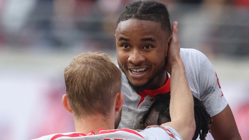 Christopher Nkunku turned the game around for the Red Bulls (©AFP)