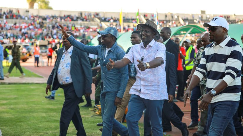 President William Ruto urges companies to support local football