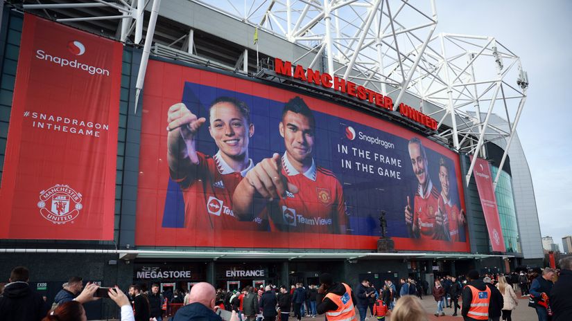 Outside Old Trafford (©Gallo Images)