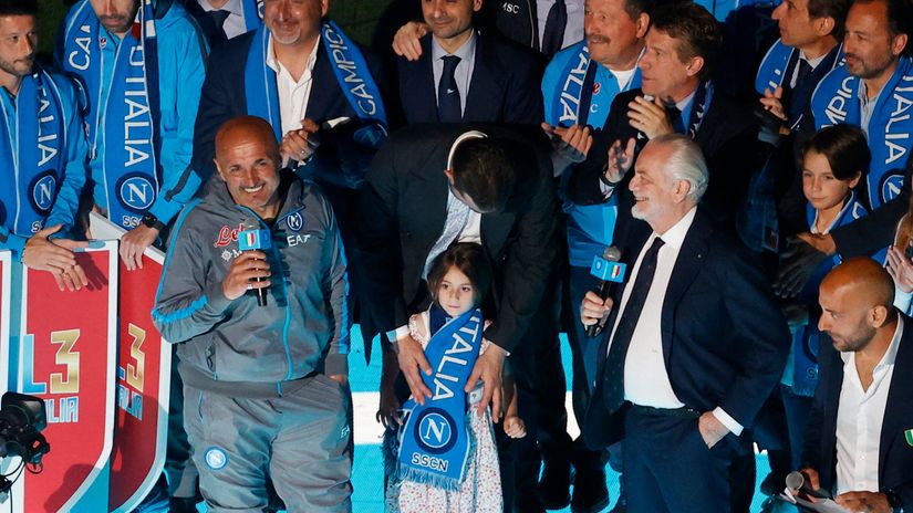 Spalletti & De Laurentiis (©Gallo Images)