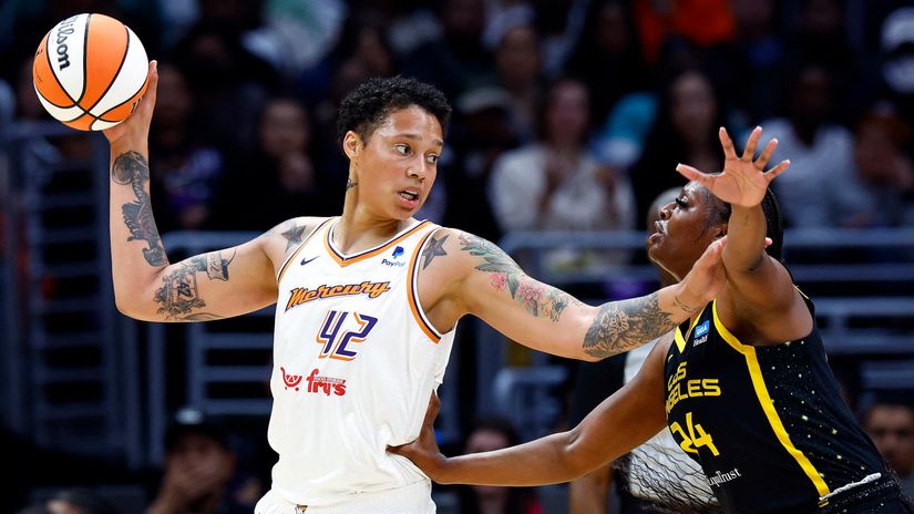 Brittney Griner is back on the basketball court (©AFP)