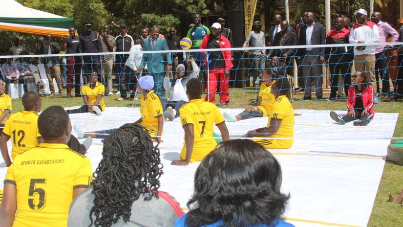 Ababu Namwamba pledges support to para volleyball