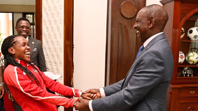 World beaters promised huge rewards as President Ruto recognises Kipyegon