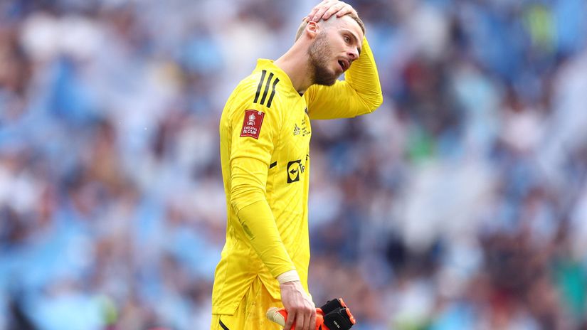 David de Gea saying bye to Man Utd (©Clive Rose/Getty Images)