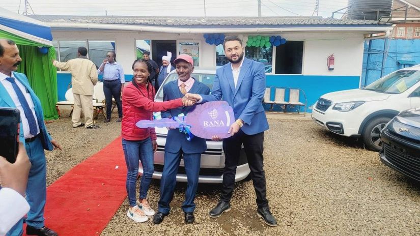 Father’s Day comes early for Faith Kipyegon’s dad