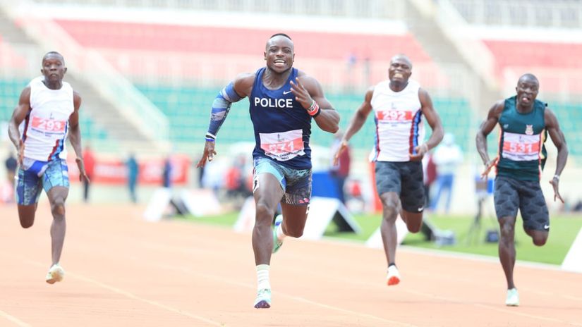 Omanyala breezes to 'unexpected' sub-10 victory in AK National Championships final