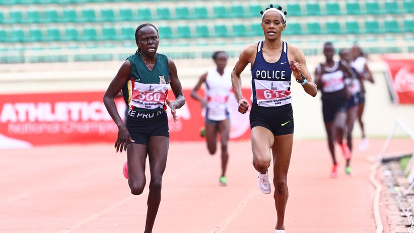 Lilian Kasait and Beatrice Chepkoech compete in women 5000m © Mozzart Sport 