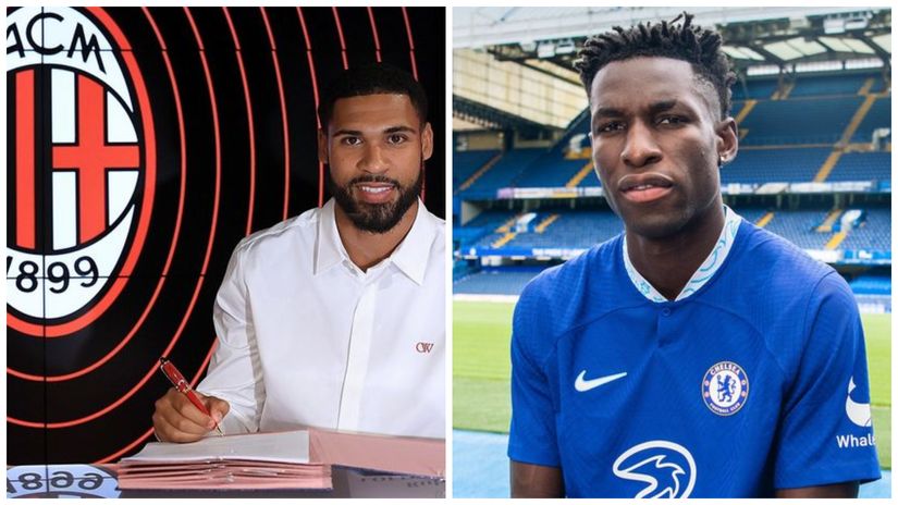 Loftus-Cheek & Jackson (©acmilan/ChelseaFC)