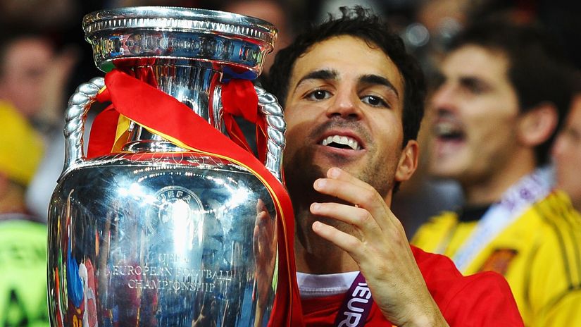 Cesc Fabregas won the World Cup and two European Championships with Spain (©Getty Images)