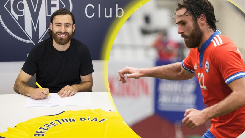 Ben Brereton Diaz signs for the Yellow Submarine (©Villarreal CF/Getty Images)