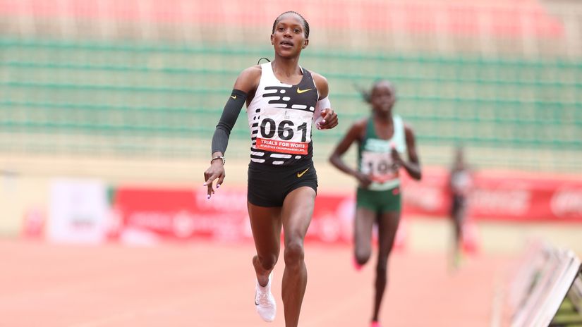 Magnificent Faith Kipyegon open to chase double glory at the Worlds after sealing 5000m slot