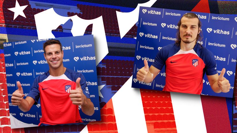 Cesar Azpilicueta and Caglar Soyuncu join Atletico Madrid (©Atletico Madrid/Freepik)
