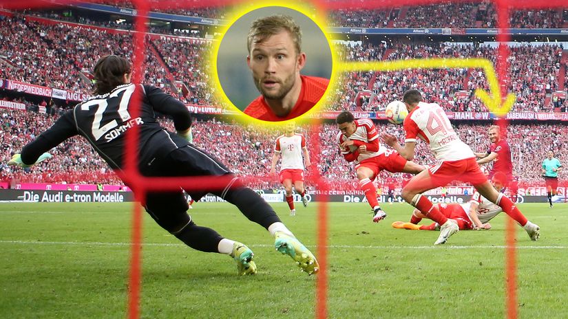Yann Sommer and Konrad Laimer want Bayern's number 27 shirt (©Getty Images)