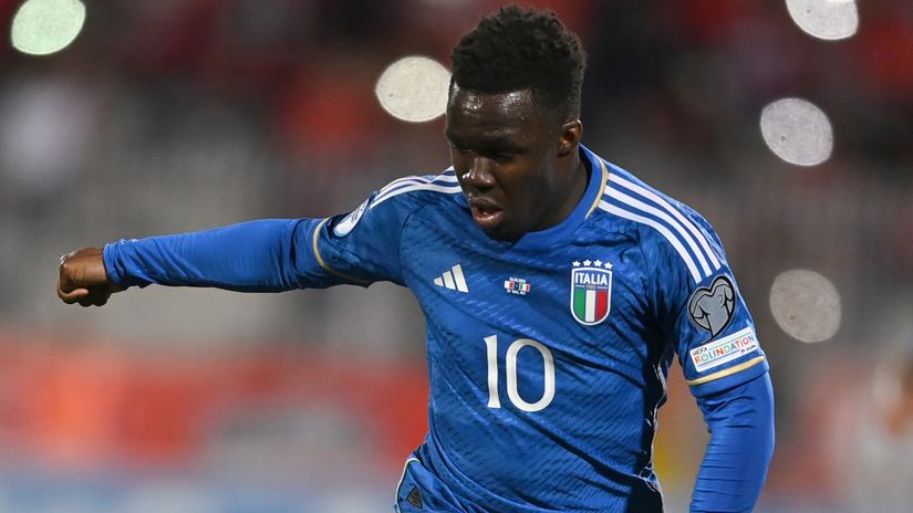 Looking good in  blue: Wilfried Gnonto (©Getty Images)