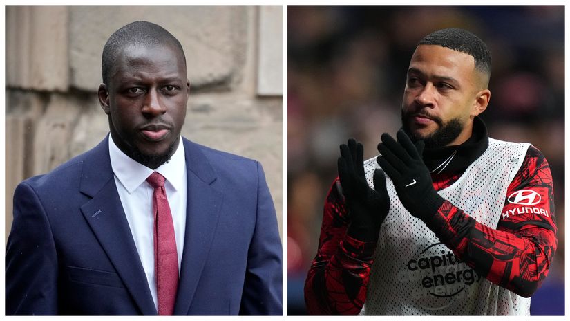 Mendy and Depay (©Getty images sport)