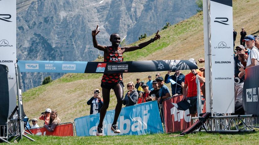 Kipngeno breaks course record at Piz Tri Vertical