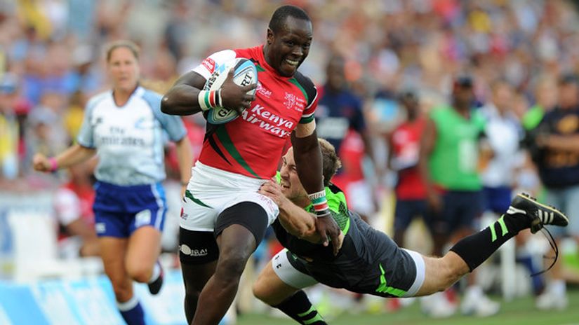 Former Shujaa player Felix Ayange taking step at a time in coaching role at Kabras