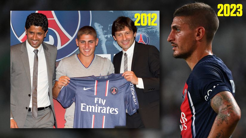 Marco Verratti is nearing his PSG career (©Getty Images)