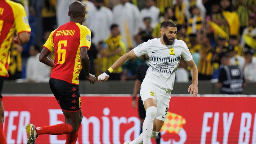 Benzema scores a beauty on his debut for Al Ittihad's win