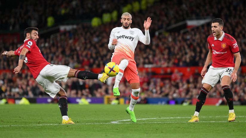 Bruno Fernandes and Diogo Dalot (©Getty Images)