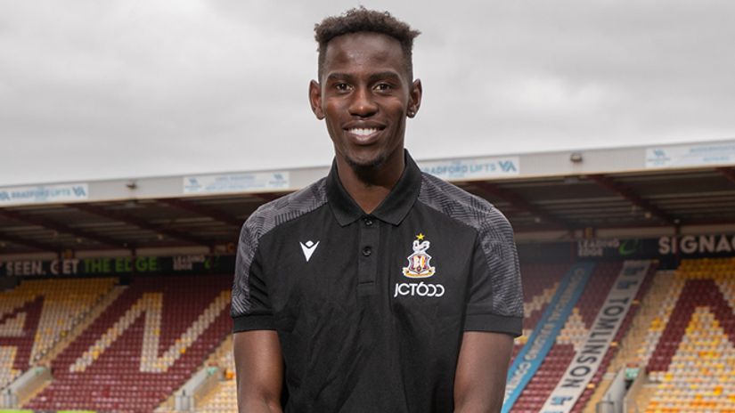 Clarke Oduor © Bradford City AFC