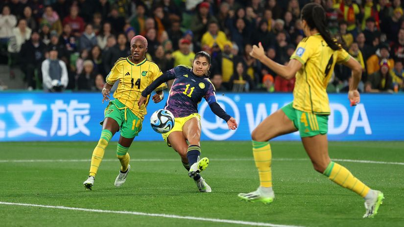 Catalina Usme won the game for Colombia (©Getty Images)