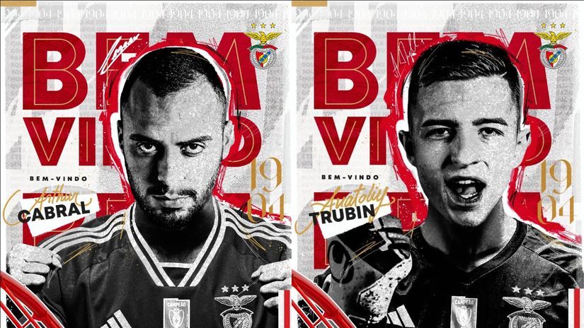 Cabral & Trubin (©SLBenfica)