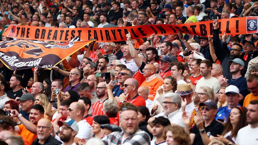 Luton fans have arrived in the Premier League (©Getty Images)