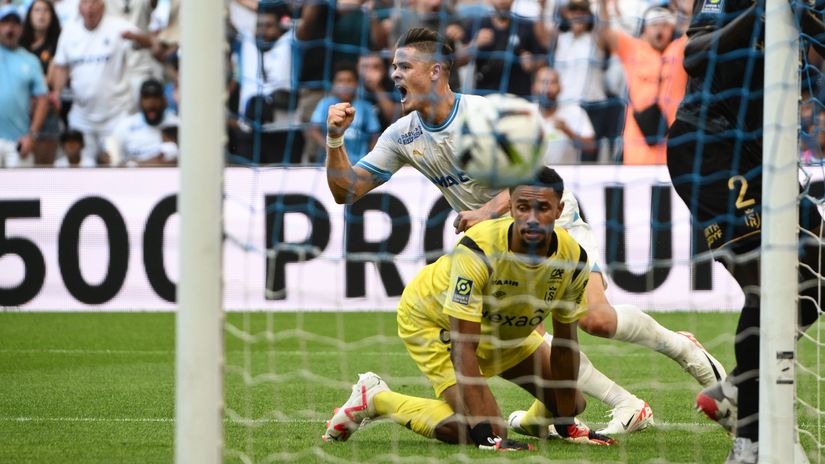 Vitinha scored the winner for OM (©AFP)