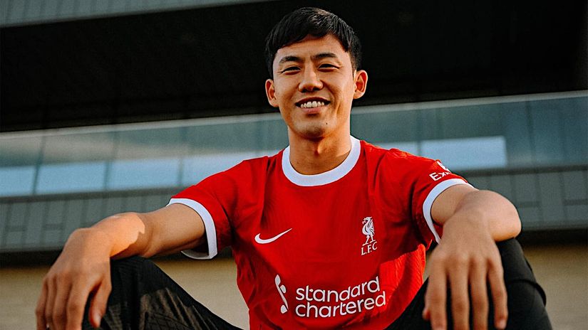 Wataru Endo (©Liverpool FC)