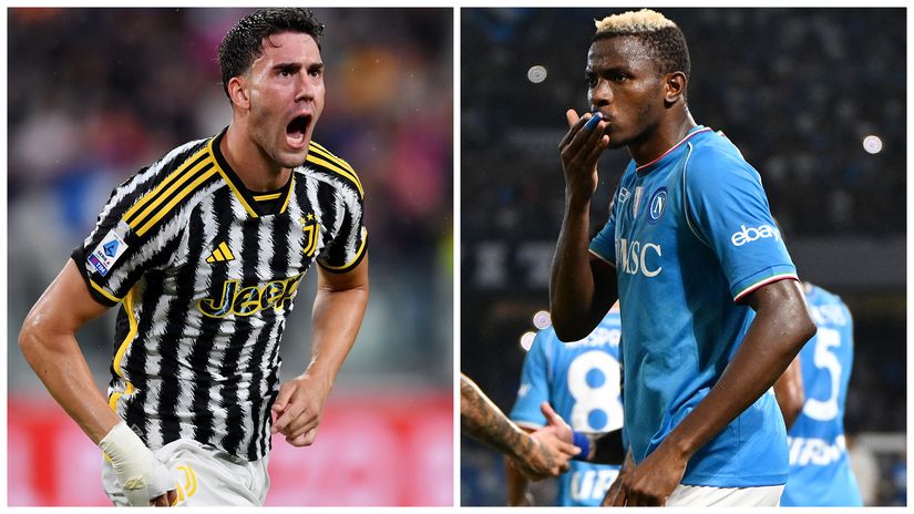 Vlahovic saves Juve, Osimhen takes Napoli to another win with his 100th goal